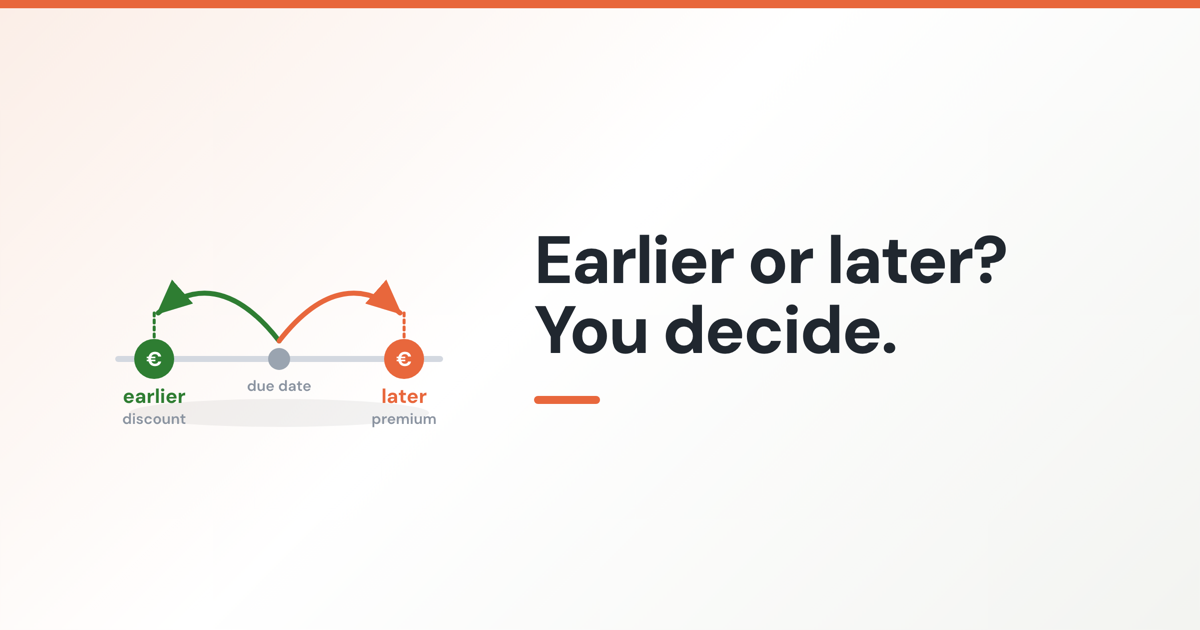 Illustration for: One calendar, one principle: earlier or later, you decide