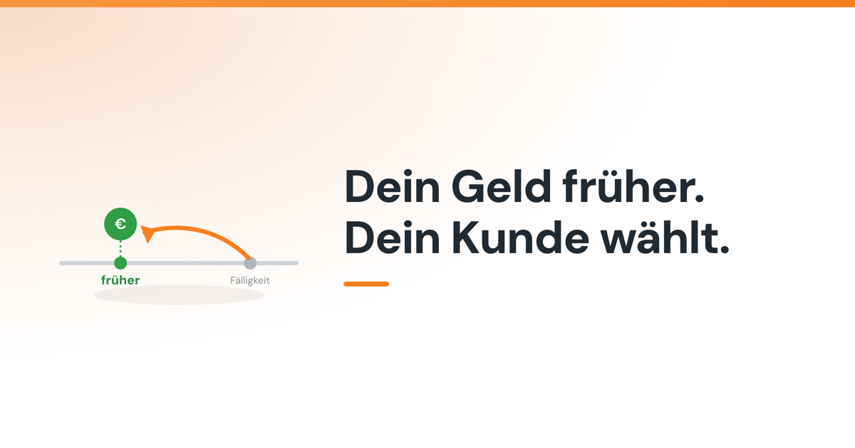 Illustration zu: Dein Geld früher da — dein Kunde entscheidet