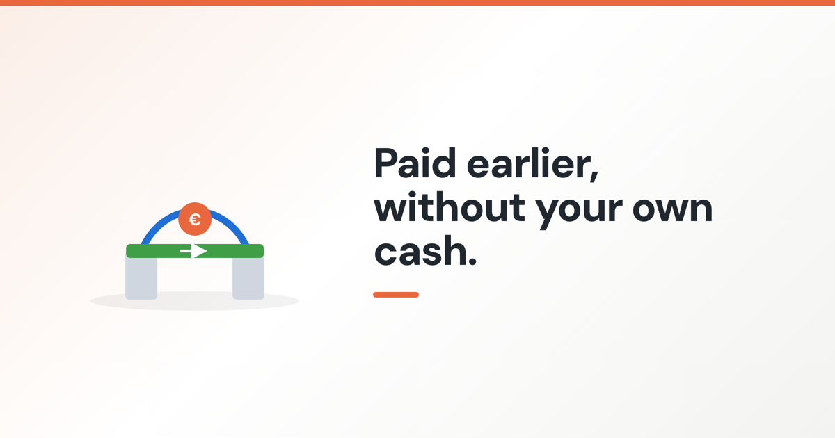 Illustration for: Pay earlier, without touching your own cash